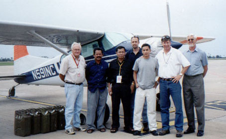 December 2002 - the early days of the Cambodia Flying Club