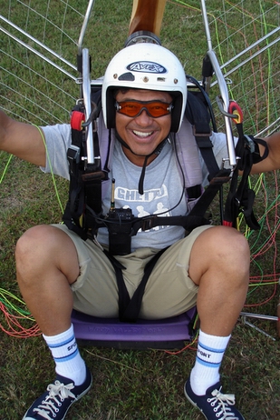 Khun Suchard ready for his first solo flight